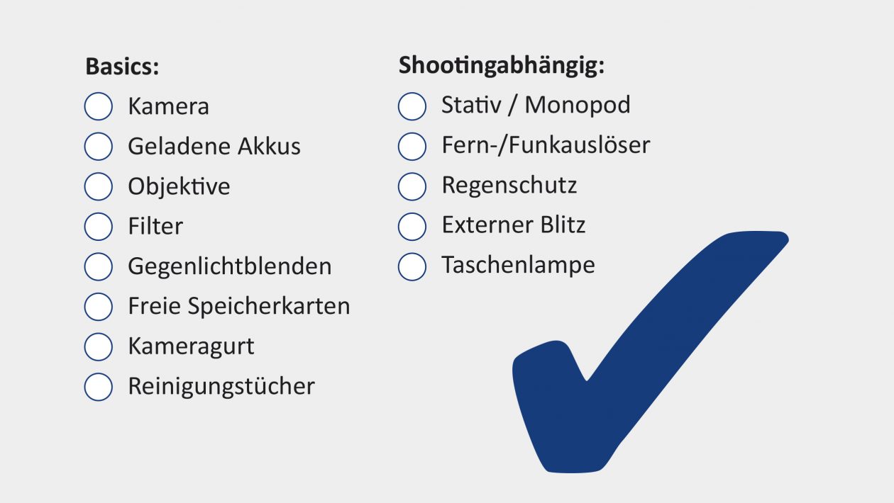 Fototipps Online - Troubleshooting - Checkliste